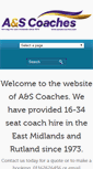 Mobile Screenshot of aandscoaches.com